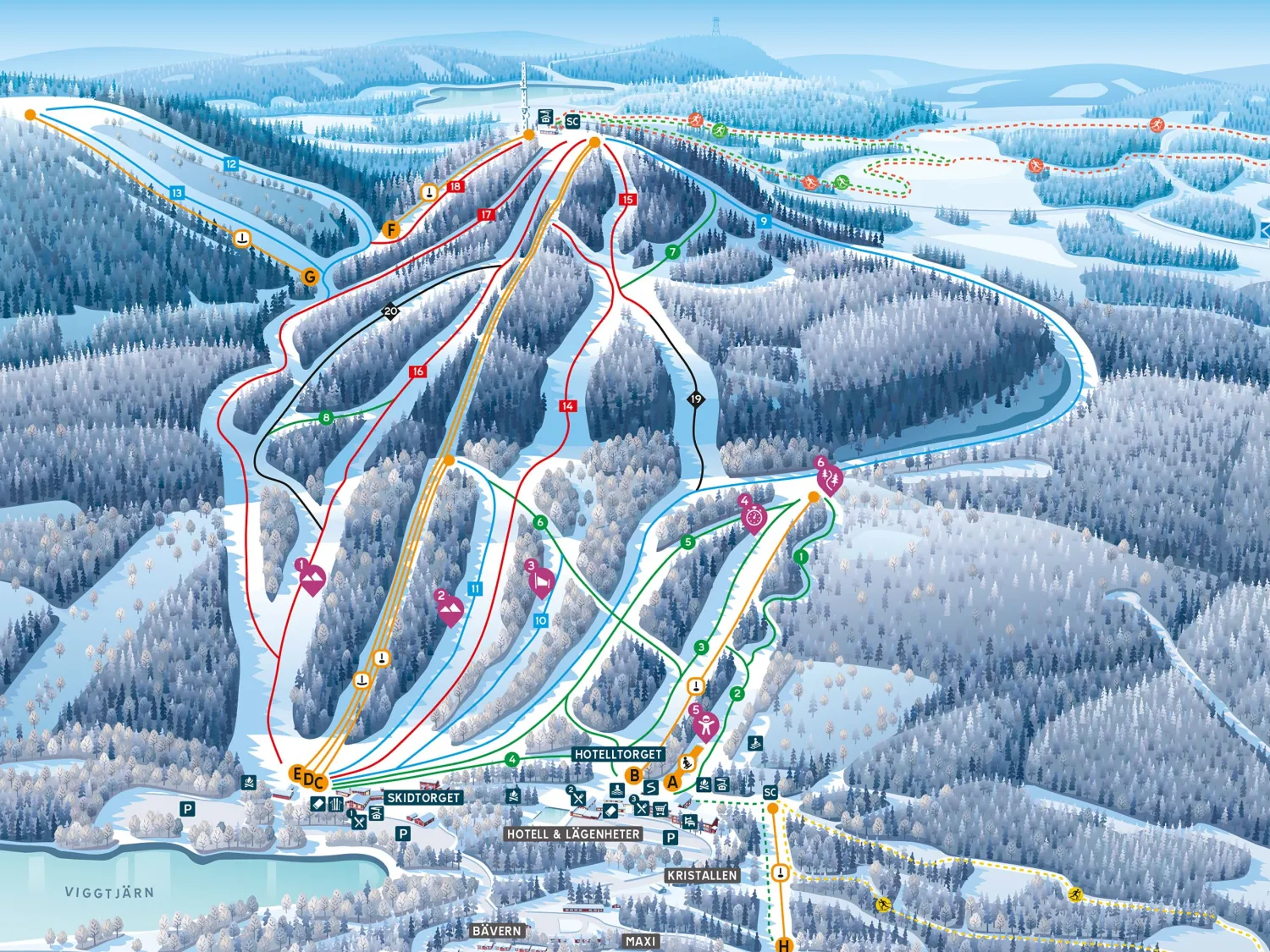 Hassela Ski Resort - amazing ski slopes & family activities