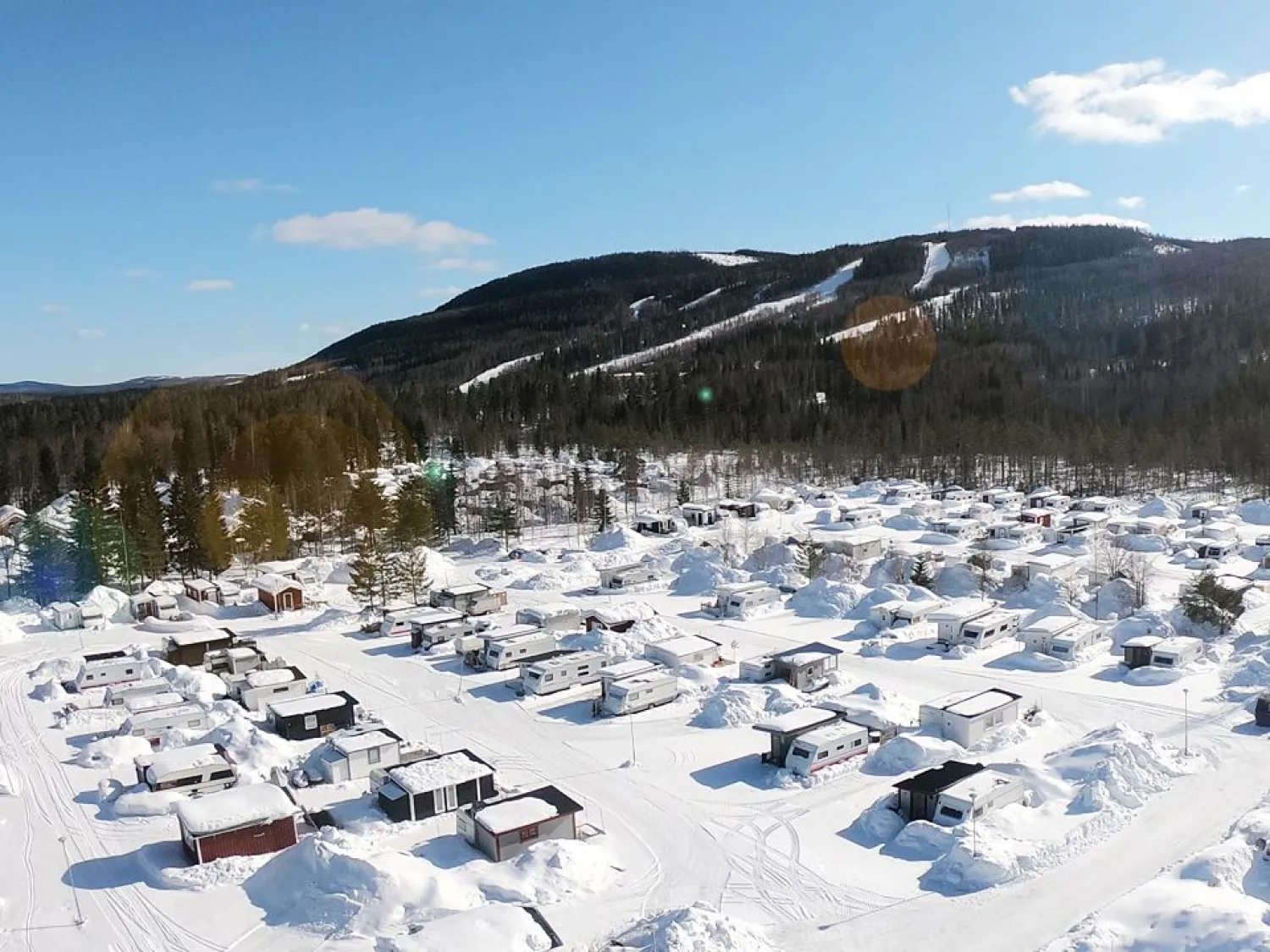 Hassela Ski Resort - winter camping