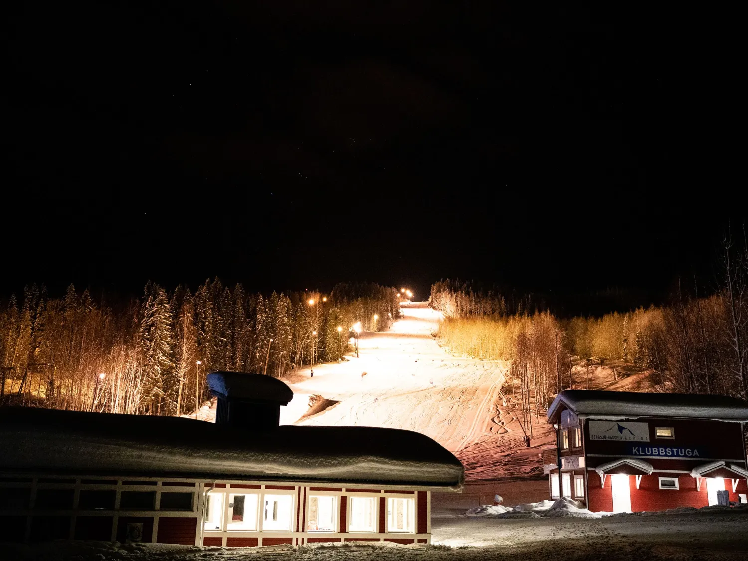Hassela Ski Resort - winter camping