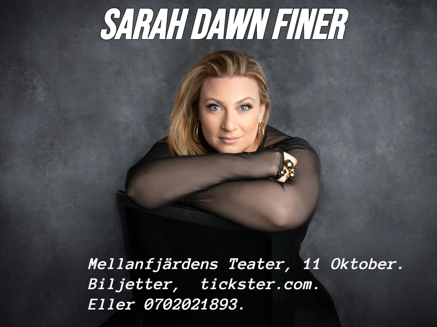 Färgbild - porträtt av sångerskan Sarah Dawn Finer