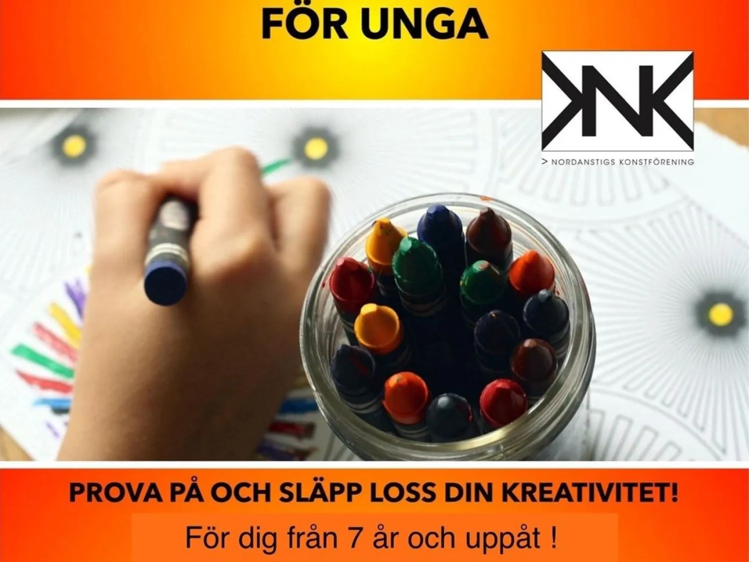 Kreativt skapande för unga - Nordanstigs konstförening