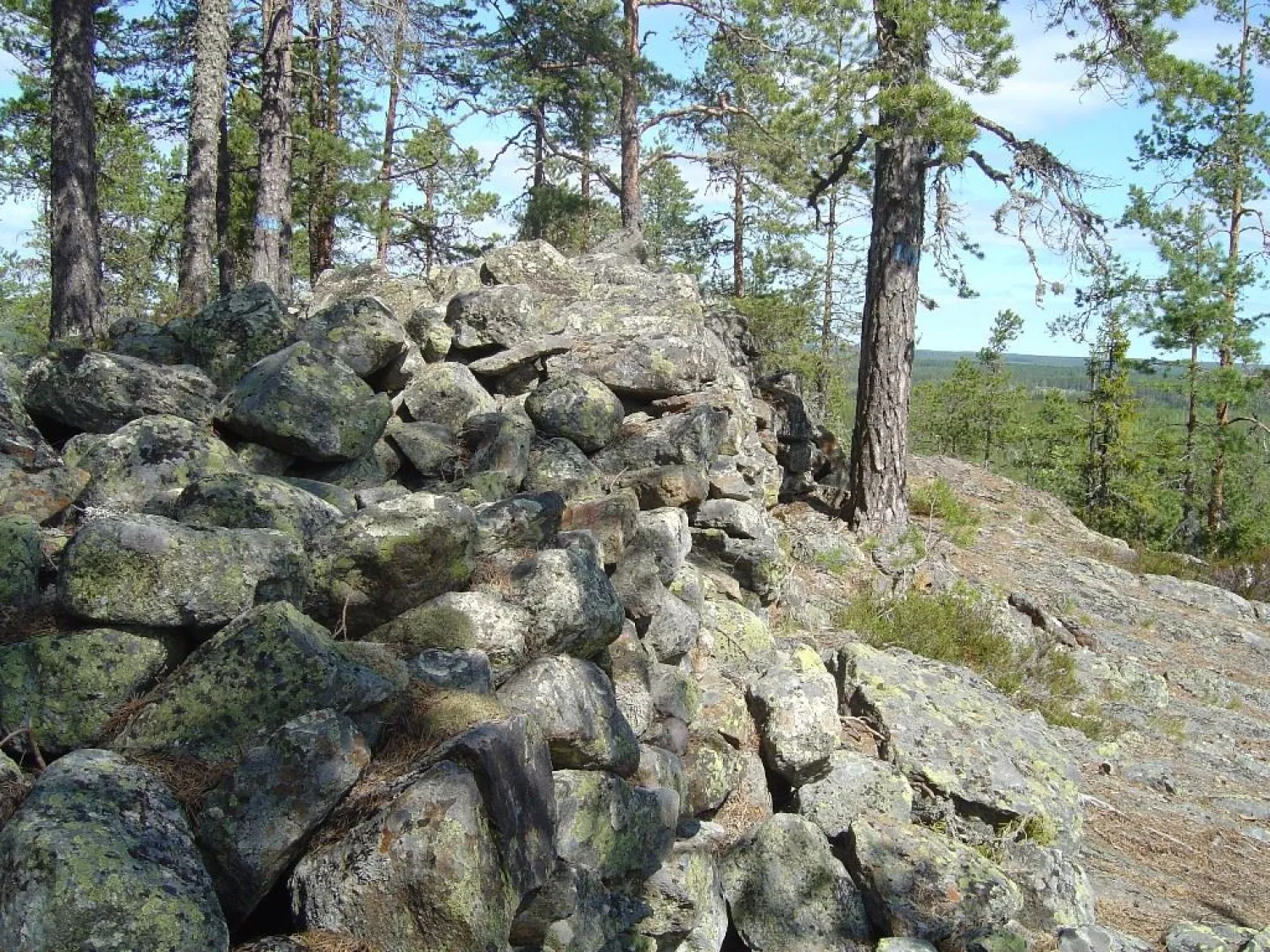 Vettbergets ancient castle - Gnarp