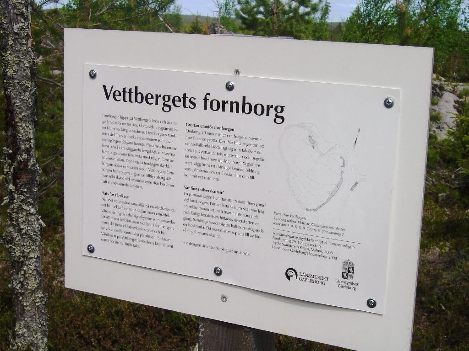 Gnarps Vettberg - fornborg