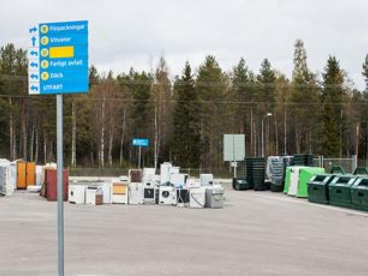 Homons Återvinningscentral, Jättendal, Nordanstigs Kommun