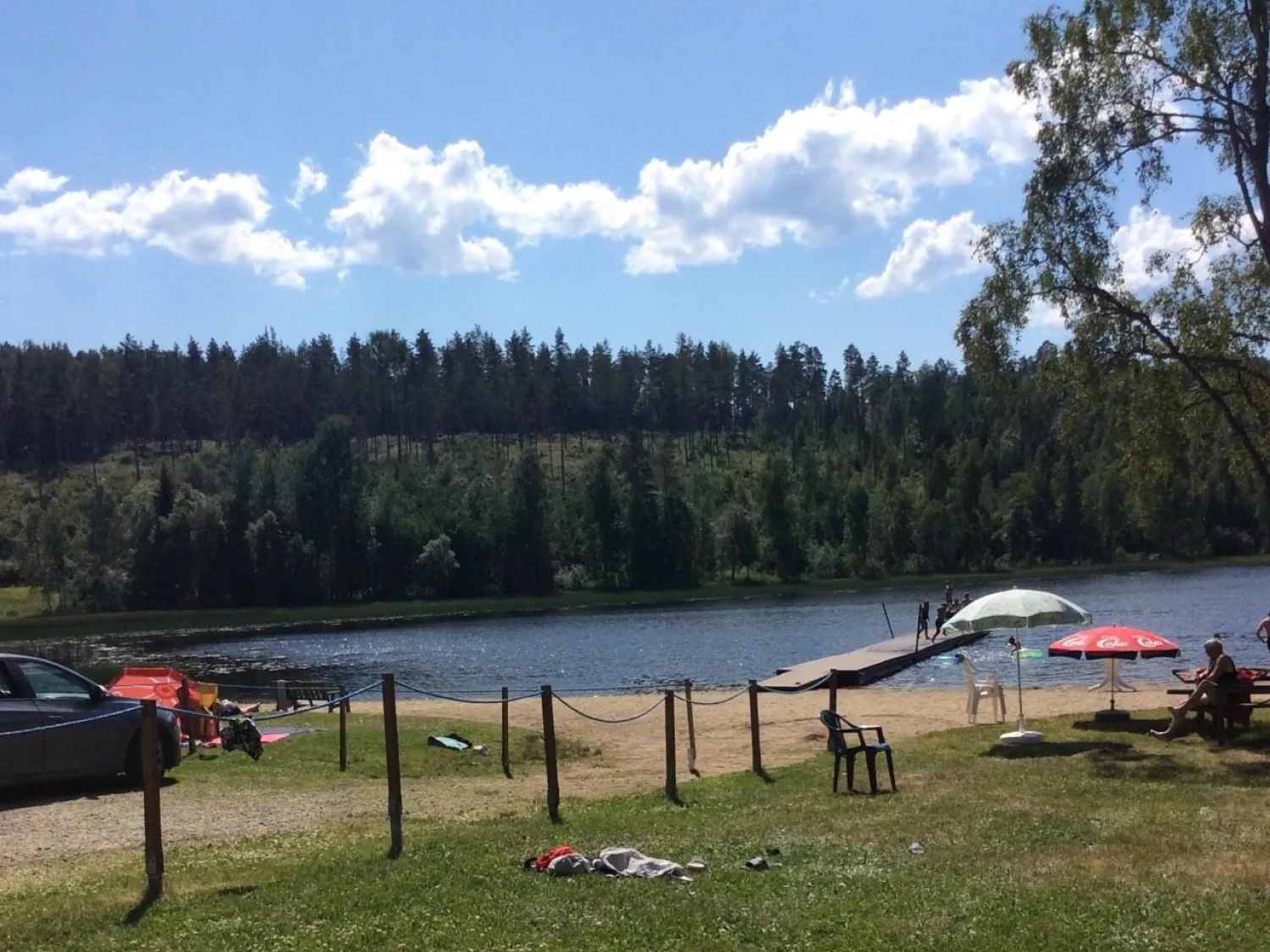 Håcksta bathing in Jättendal