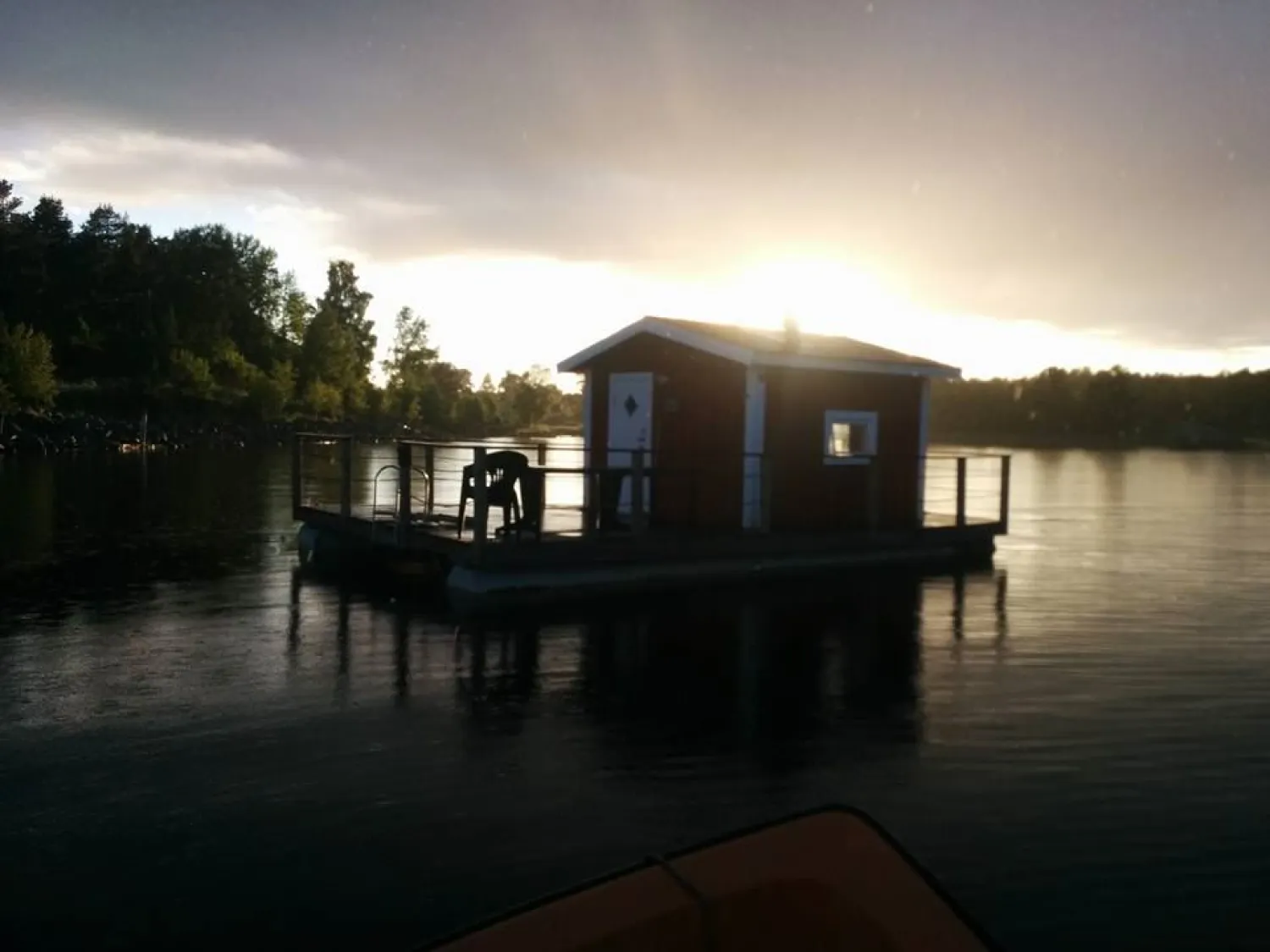 Sauna raft in Sörfjärden