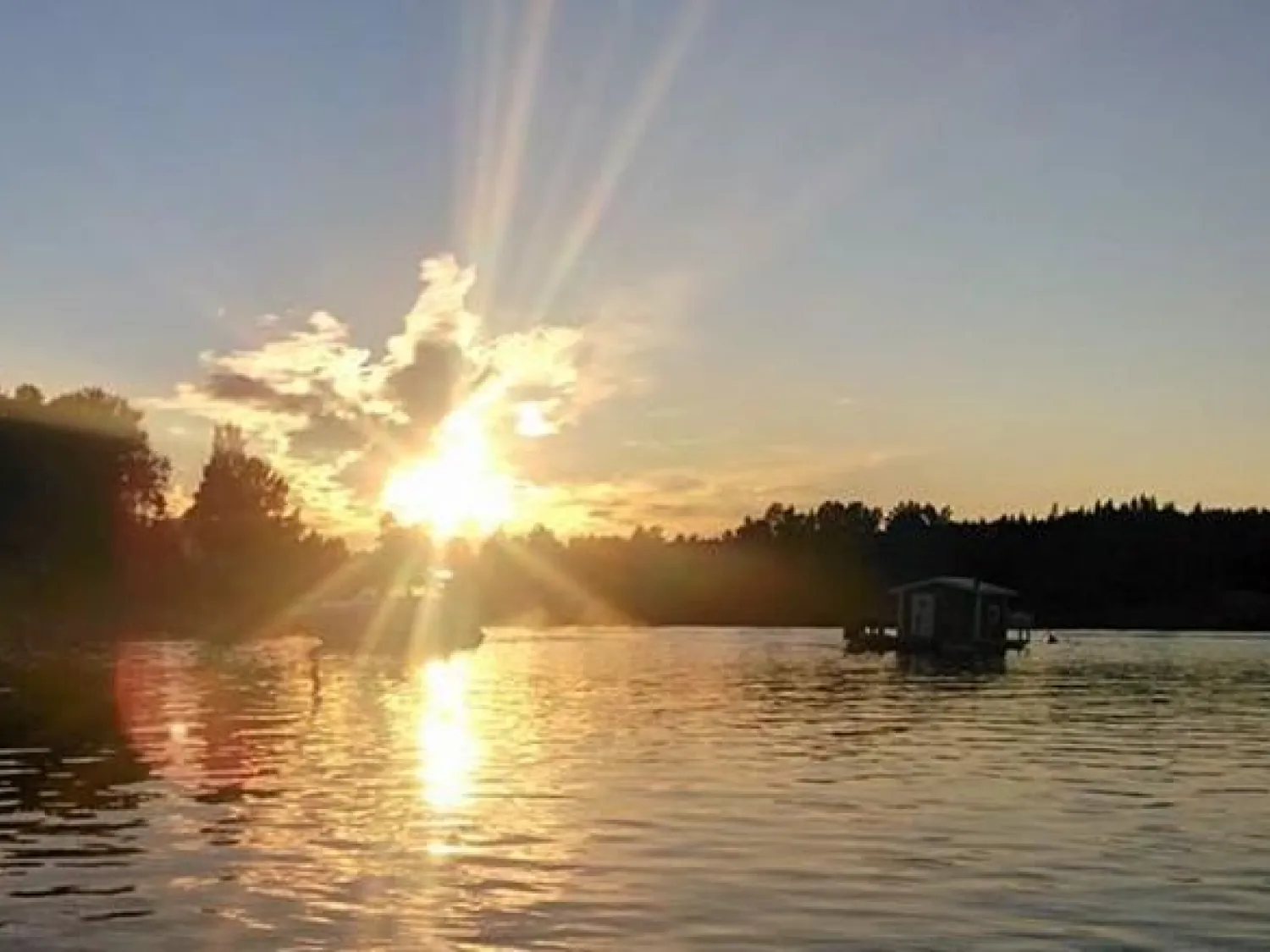 Sauna raft in Sörfjärden