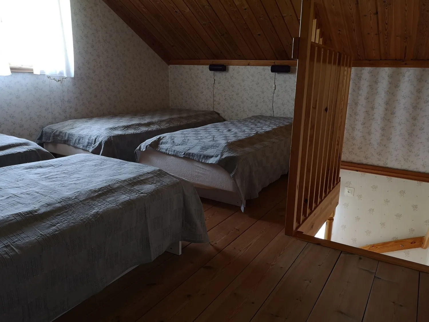 Sovloft med sängar