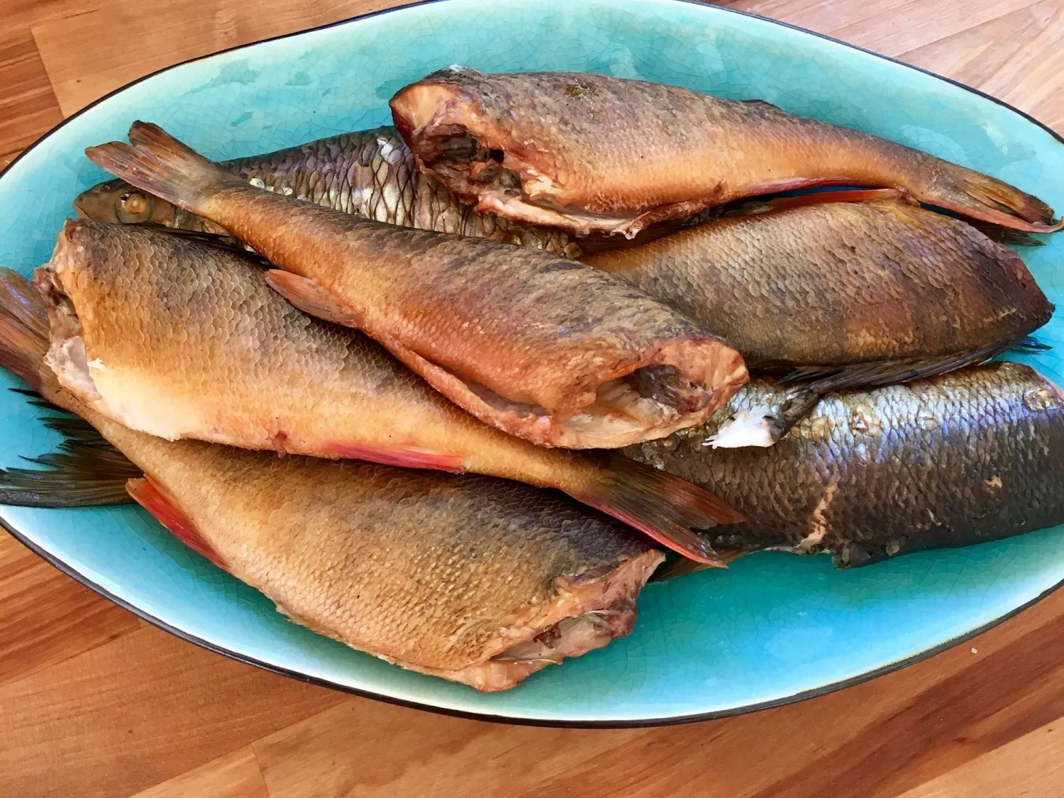 Smoked perch
