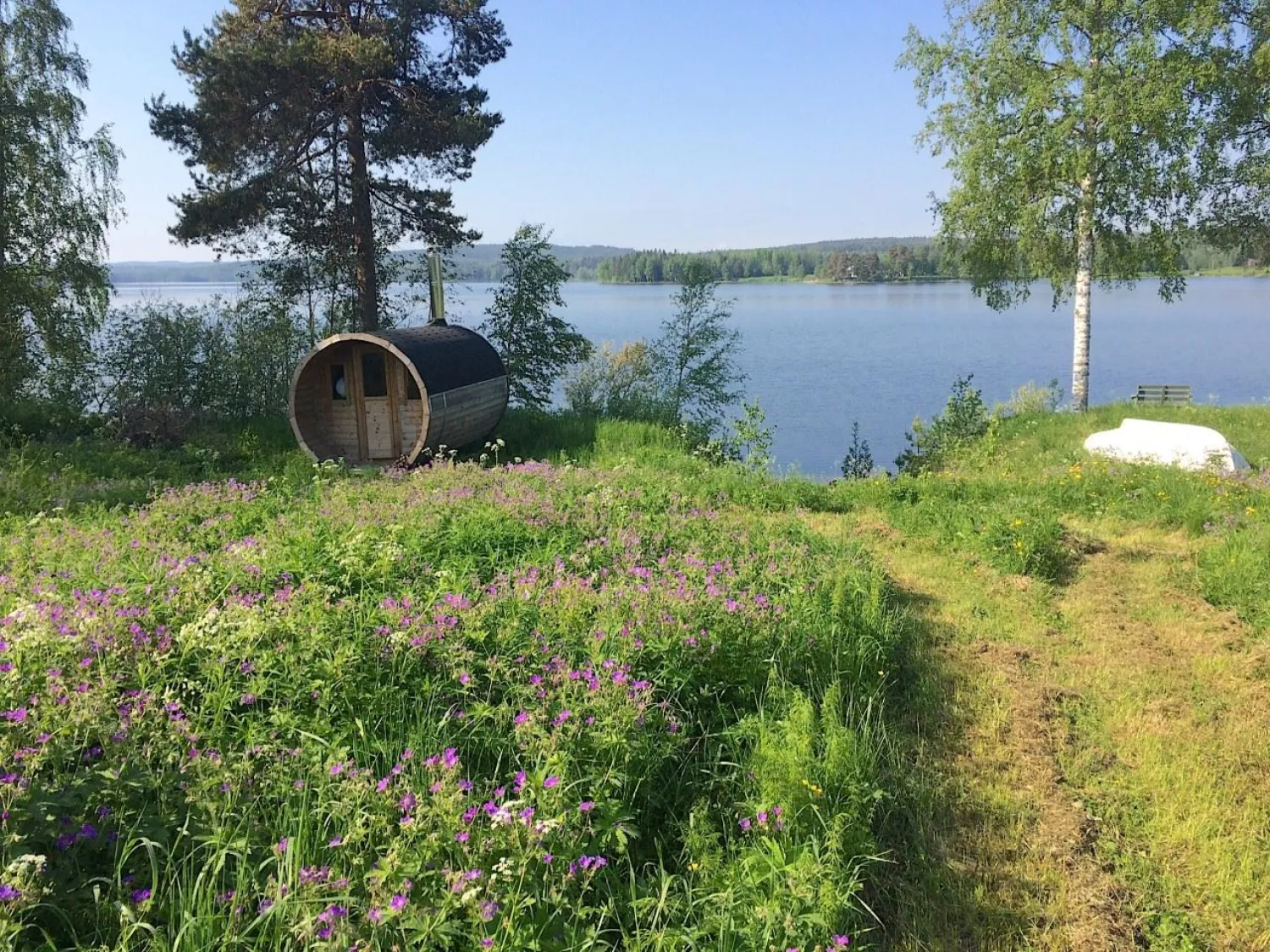 Bastu vid vatten