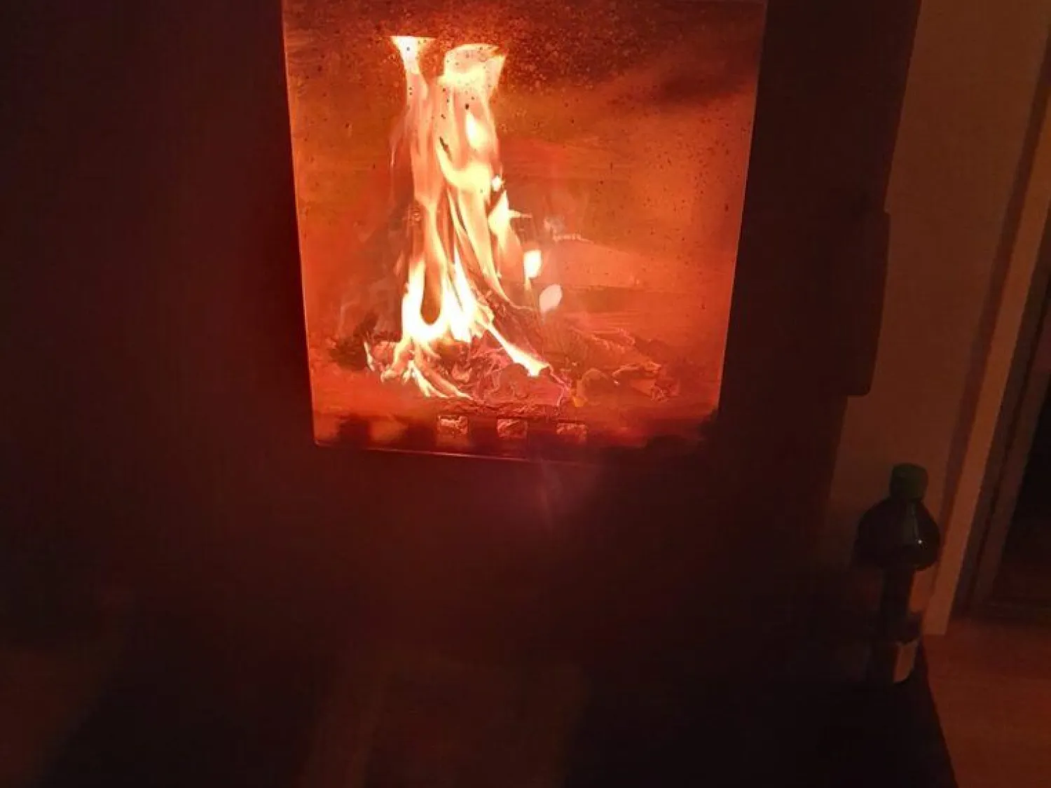 Kamin inomhus