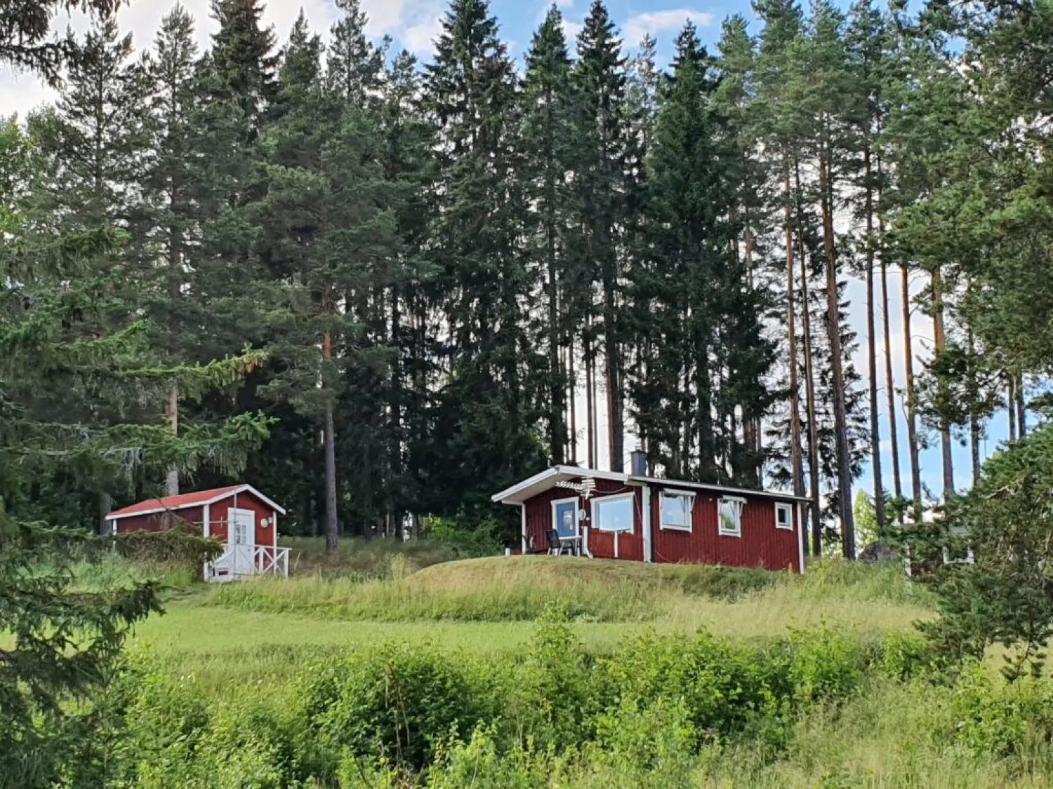 Lillnodarna bestående av huvudstuga och sovstuga