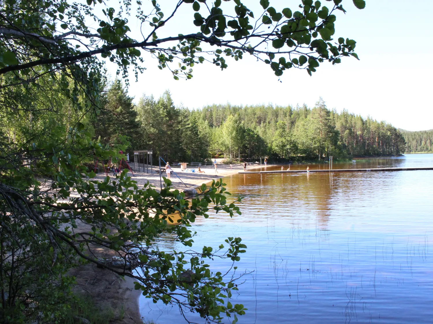 Vid vy av Bjärtsjön