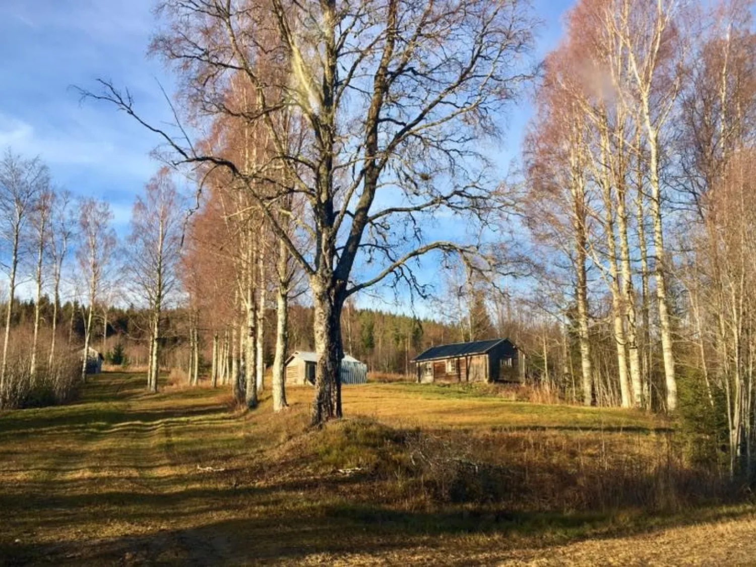 Kåken på avstånd