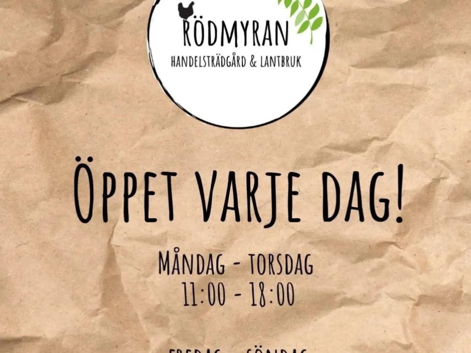 Rödmyran - Handelsträdgård