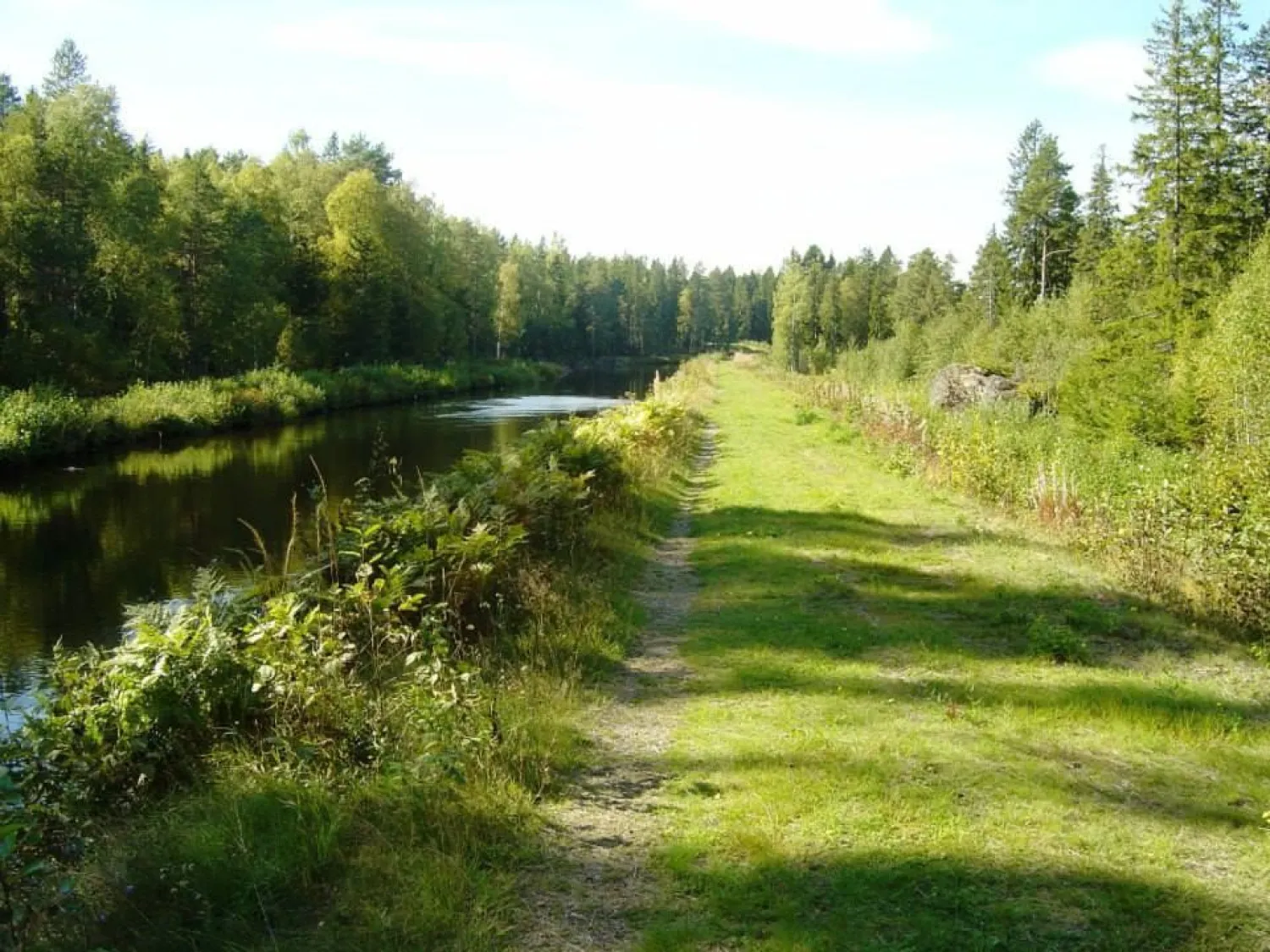 Trail to the resting spot