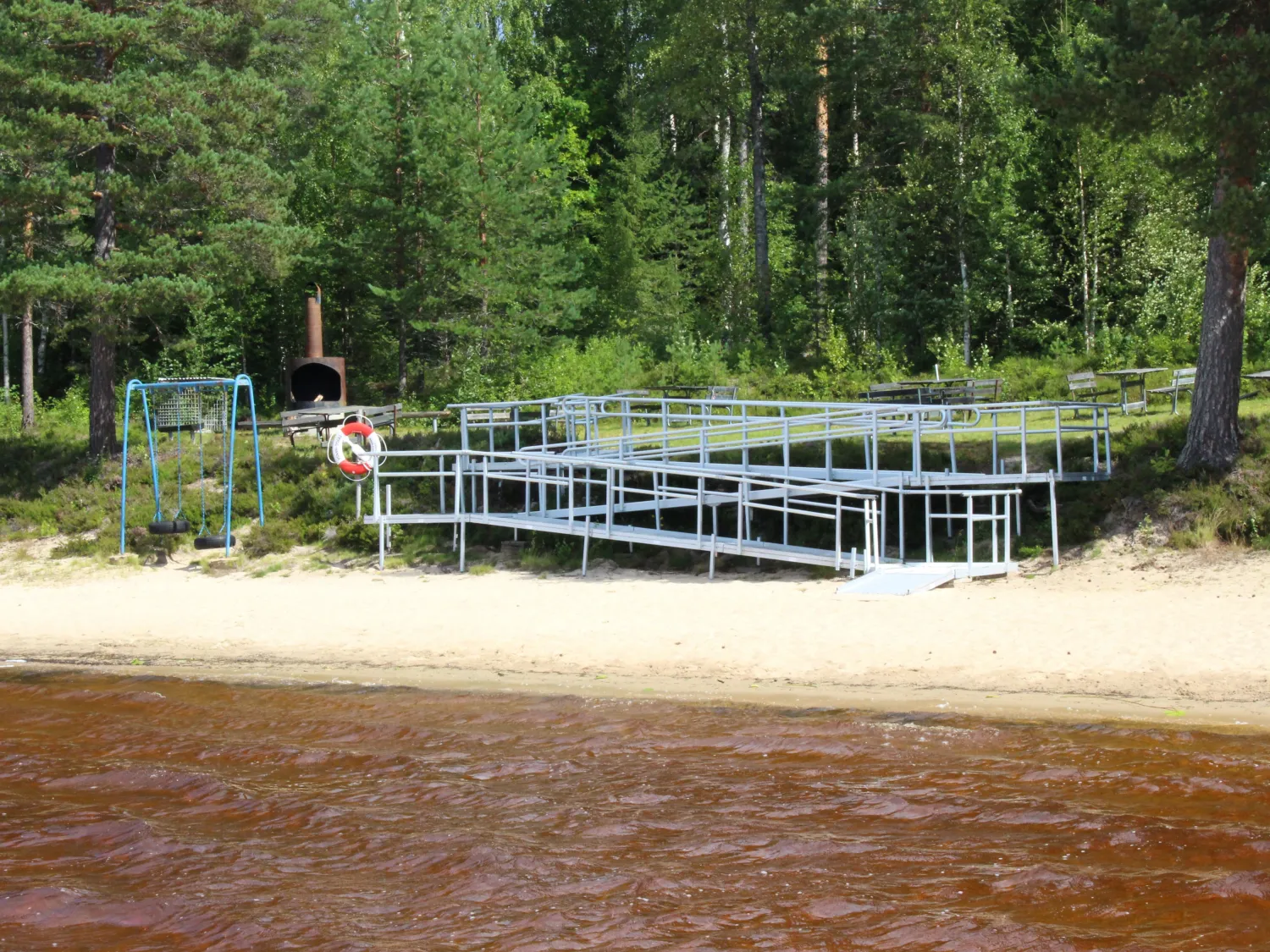 ny ramp till stranden