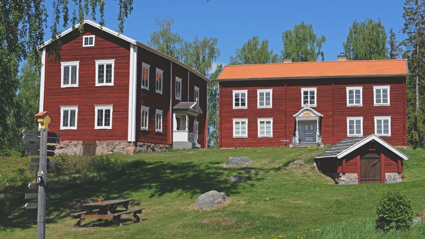 Färgbild - exteriör bild av Ol-Anders i Alfta